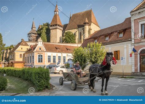 Biertan Village in Transylvania, Romania, Europe Editorial Stock Image - Image of destination ...