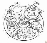 Disegni Da Colorare Stampabili Per La colazione Gratuiti Bambini E  sketch template