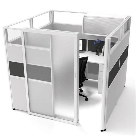 Shop 6'x6' 65-Inch High Sunline Sliding Cubicles With Sliding Door