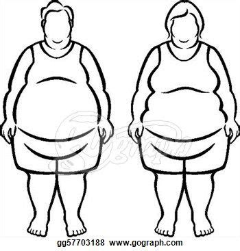 Fat Person Drawing | Free download on ClipArtMag