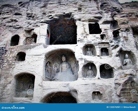 Mogao Caves In Dunhuang Royalty-Free Stock Photography | CartoonDealer ...