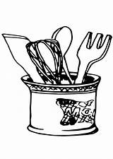 Spoon And Fork Coloring Pages At GetColoringscom  Free Printable sketch template