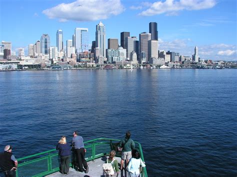 Approaching Seattle on the Ferry Free Photo Download | FreeImages