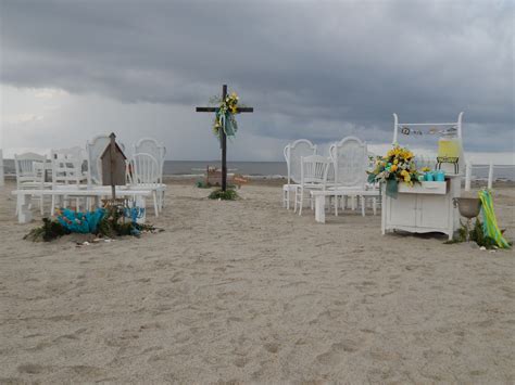 Beach Wedding by Baroque Events Galveston. | Wedding beach ceremony ...