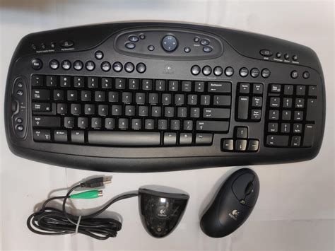 ️ Logitech Cordless Keyboard and Mouse Combo Wireless USB Canada 210 Programmable, Computers ...