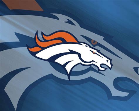 Download Denver Broncos Horse NFL Team Logo Wallpaper | Wallpapers.com