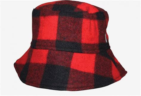 Swanndri Red/Black Wool Crusher Hat - Outback Outfitters