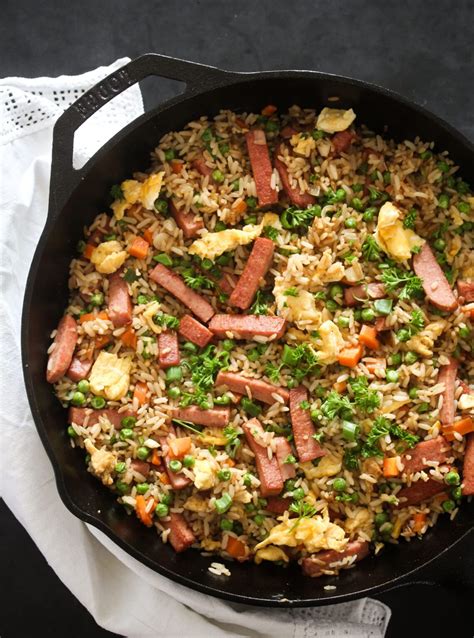 Fried Rice with Spam and Eggs » The Fast Recipe Food Blog