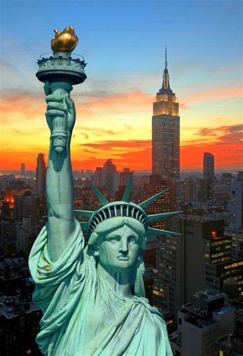 The Statue of Liberty and New York City skyline | Advent Messenger