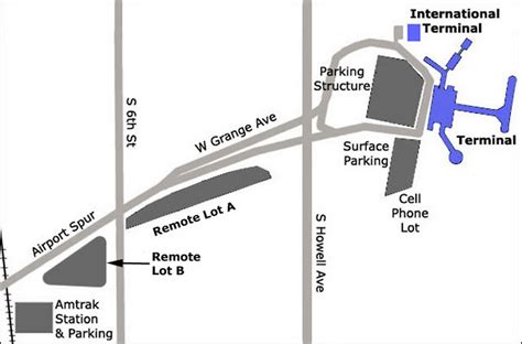 Airport Parking Map - milwaukee-airport-parking-map.jpg