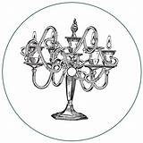 Candelabra Drawing At GetDrawings  Free Download sketch template