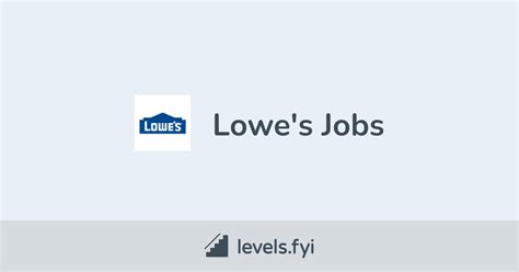 Lowe's Jobs | Levels.fyi