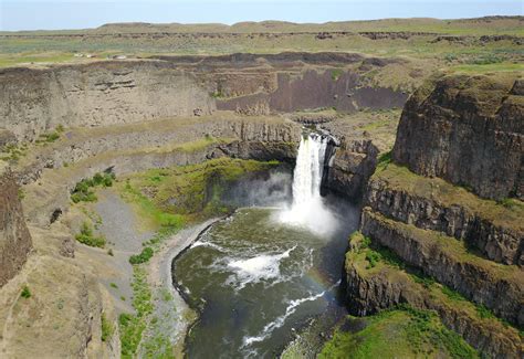 Palouse Falls State Park temporarily closes during fire | The Spokesman-Review