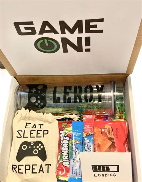 Gamer Gift Box Tween Boy Gift Gamer Tumbler Gift for Teens - Etsy