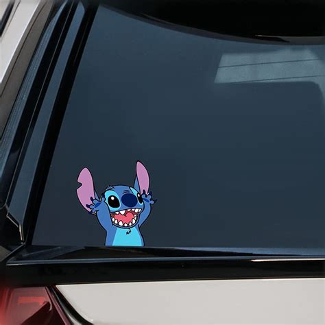 Buy Anime Car Stickers and Decals for Lilo & Stitch Bumper Motorcycle Cartoon Decal Online at ...