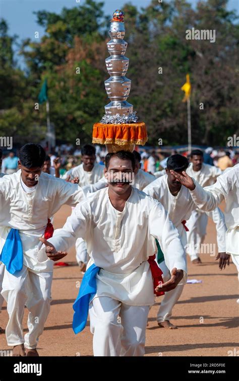 Karagattam Karagam dancers performing during Police Public sports ...