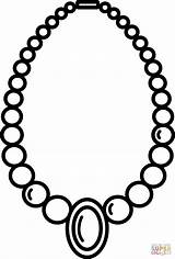 Necklace coloring Page  Free Printable Coloring Pages sketch template