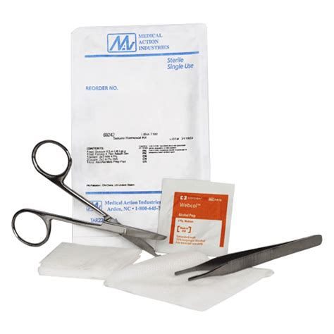 Suture Removal Kit with Adson Forcep, Littauer Scissors — Mountainside Medical Equipment