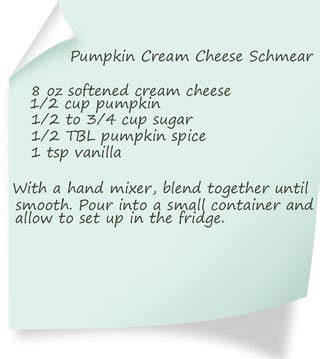 It's the Life: Pumpkin Cream Cheese Schmear