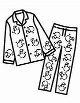 Pajama Printable Coloring Pages Sketch Page sketch template