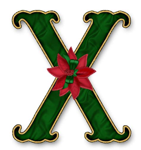 X.. ‿ Abc, Christmas Floral, Novelty Christmas, Alpha Letter, Lettering ...