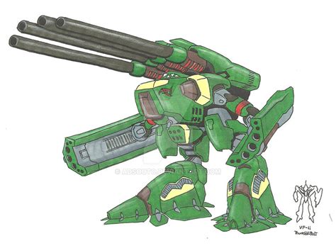 Macross Mecha 001 by ADSouto on DeviantArt