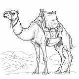 Camel Coloring Pages – Coloring Corner sketch template
