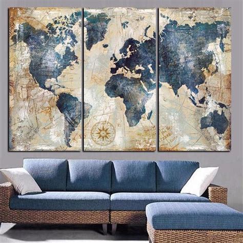 Shop Amazing World Map Canvas Wall Art Online – canvasx.net