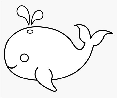 Clip Art Blue Whale Clipart Black And White - Ocean Animals Clipart ...