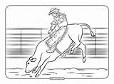 22  Bull Rider Coloring Page GlynnRoberts sketch template