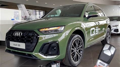 New Audi Q5 2021 S Line (Facelift) - FIRST LOOK exterior & interior (crazy District GREEN) - YouTube