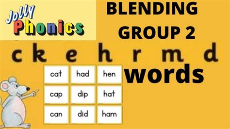 Jolly Phonics Group 2 Blending