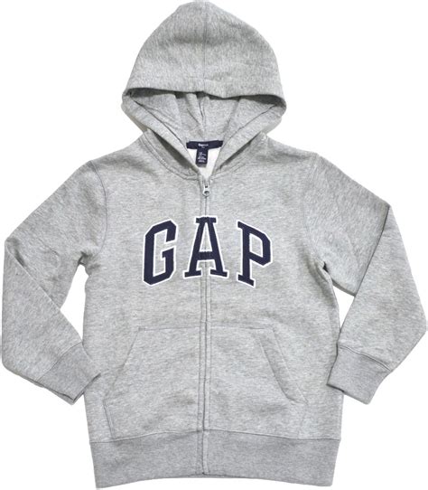 GAP Boys Fleece Arch Logo Zip Up Hoodie (Gray, Medium): Amazon.ca: Clothing & Accessories