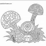 Stoner Trippy Coloring Pages For Adults sketch template
