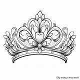 Tiara Coloring Pages  Free & Printable sketch template