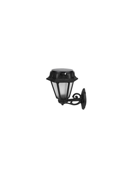 Fumagalli Rosetta Solar LED Lantern with Bisso Bracket Black
