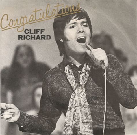 Cliff Richard Congratulations - P/S UK 7" vinyl single (7 inch record / 45) (517954)