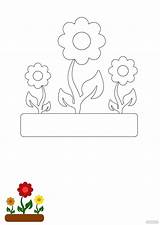Garden Coloring Flower Drawing Pages Printable Japanese Vegetable Color  sketch template