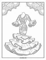 105  Dress Coloring Pages For Kids & Adults Free Printable PDFs sketch template