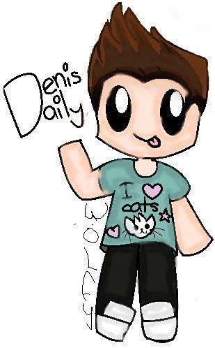 DenisDaily fanart. So cute ^.^ | Dennis daily, Fan art, Denis daily