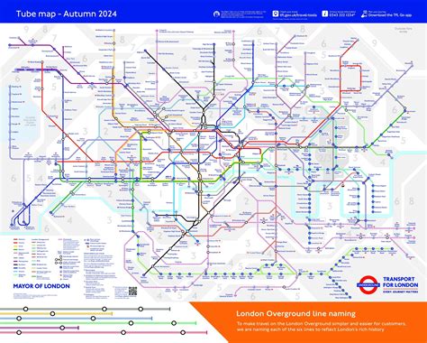 London Overground Map: New Names & Colours and Where They Go