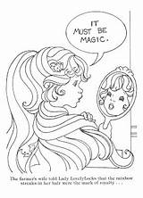 Lady Lovely Locks Coloring Book sketch template