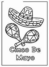 5 De Mayo Coloring Page sketch template