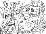 Hawaiian Islands Coloring Page At GetDrawings  Free Download sketch template