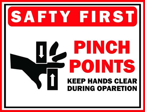 Pinch Point Safety Sign Template | FREE Download