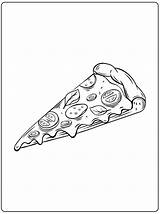 Food For Coloring Pages sketch template