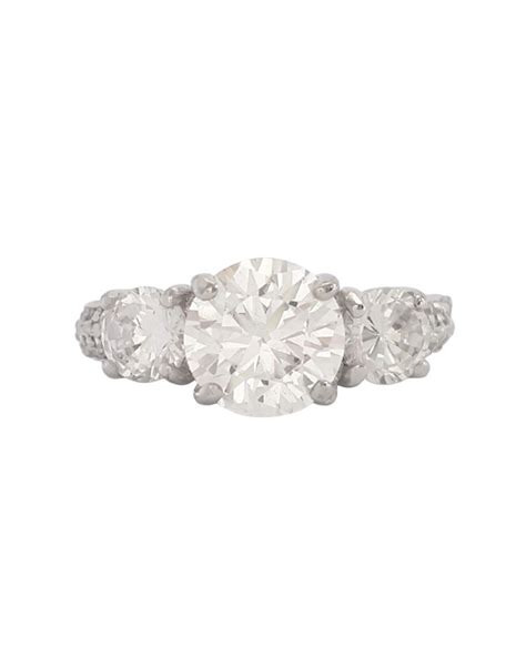 Miss Jewels- 925 Sterling Silver 3.08ctw CZ Trilogy Ring | Shop Today ...