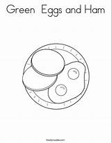 Green Eggs And Ham Coloring Page  Twisty Noodle sketch template