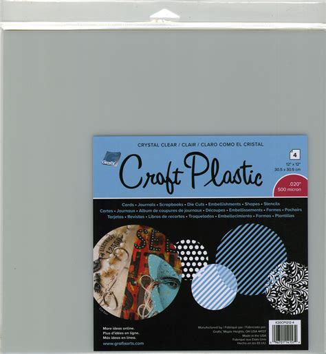 Grafix Craft Plastic Sheets - 369985 for sale online | eBay