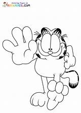 Garfield Coloring Pages sketch template